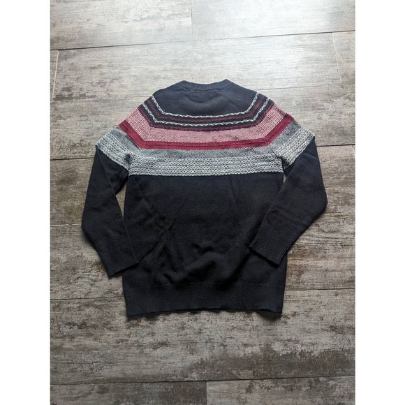 *NWOT ATM ANTHONY THOMAS MELILLO Fair Isle Merino Wool Crew Neck Sweater - Picture 3 of 6